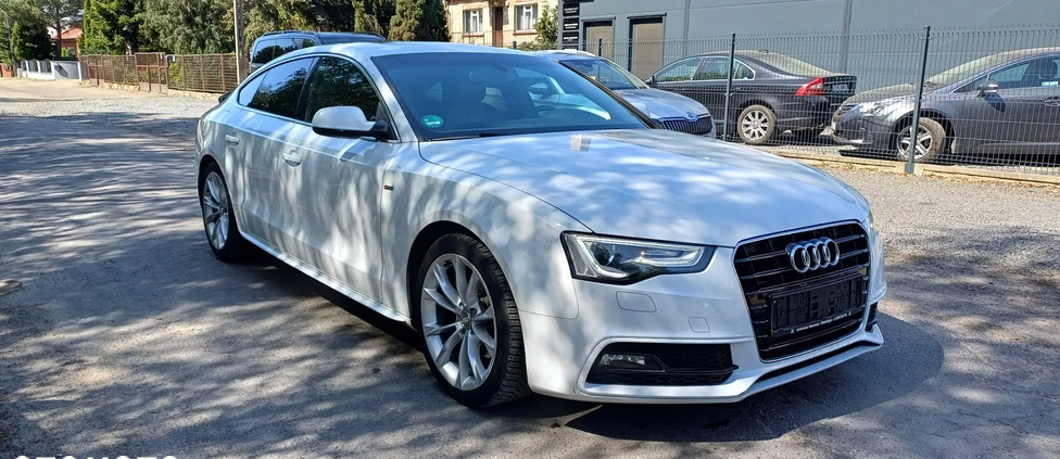 Audi A5 cena 46900 przebieg: 163000, rok produkcji 2012 z Leszno małe 211